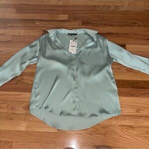 Zara Light Green Women's Blouse